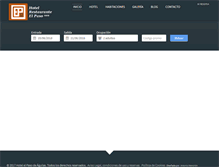 Tablet Screenshot of hotelelpasoaguilas.com